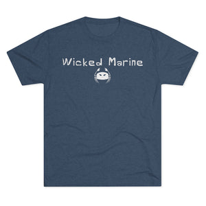 Wicked Marine Tri-Blend Crew Tee