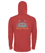 Load image into Gallery viewer, Wicked Marine Unisex Poly Blend Hoodie - Grey