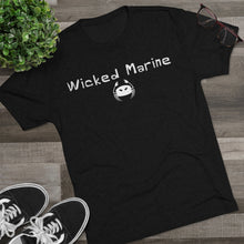 Load image into Gallery viewer, Wicked Marine Tri-Blend Crew Tee