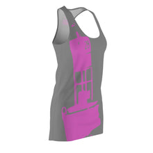 Load image into Gallery viewer, Wicked Marine Women&#39;s Cut &amp; Sew Racerback Dress Grey