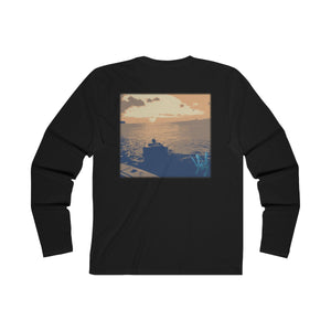 Wicked Marine Men's Dignhy Long Sleeve Crew Tee