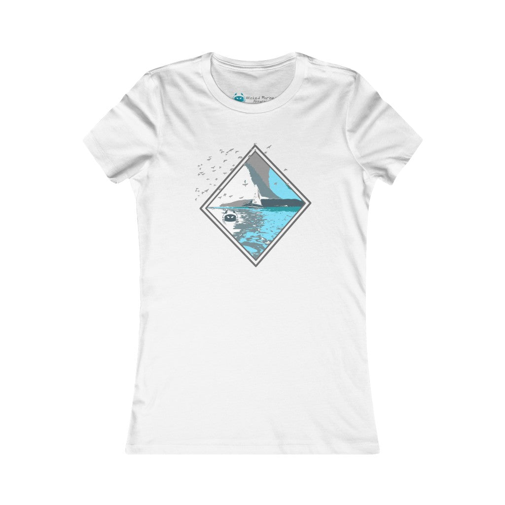 Wicked Marine Diamond Cove Women's Tee