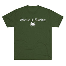 Load image into Gallery viewer, Wicked Marine Tri-Blend Crew Tee