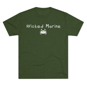 Wicked Marine Tri-Blend Crew Tee