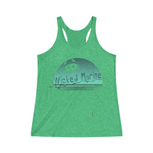 Load image into Gallery viewer, Wicked Marine Women&#39;s Tri-Blend Racerback Tank