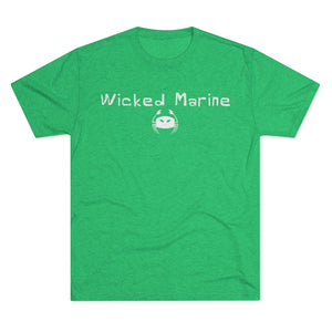 Wicked Marine Tri-Blend Crew Tee