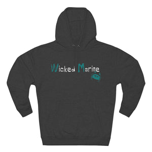 Wicked Marine Men's Premium Pullover Hooded Sweatshirt