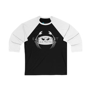 Wicked Marine Unisex 3/4 Sleeve Baseball Tee