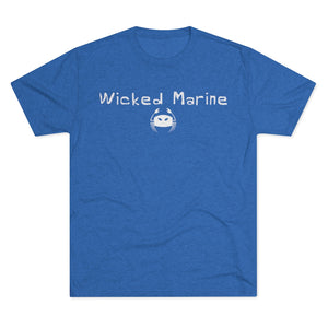 Wicked Marine Tri-Blend Crew Tee