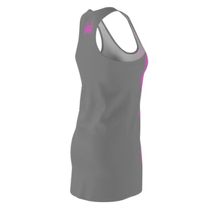 Wicked Marine Women's Cut & Sew Racerback Dress Grey