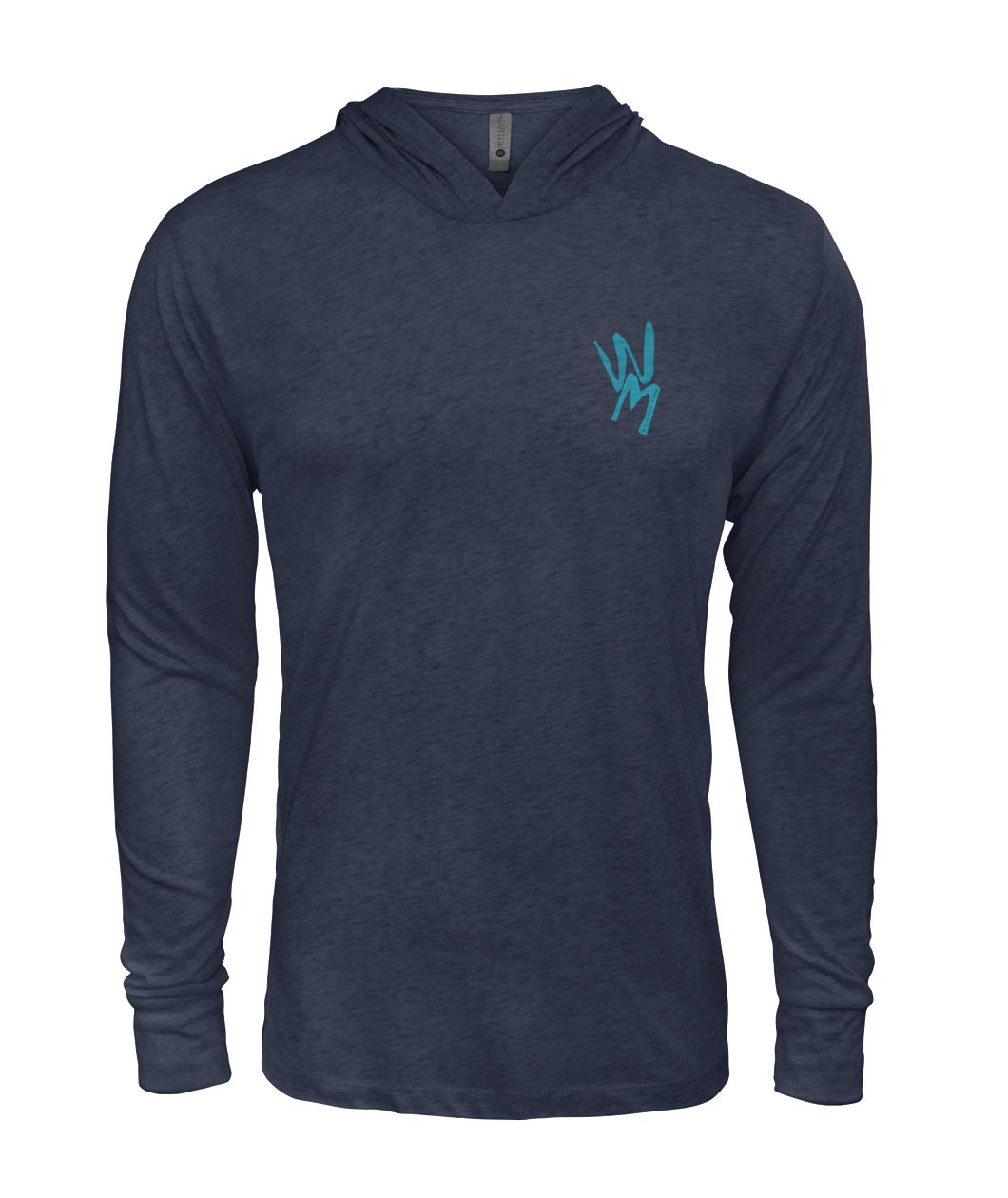 Wicked Marine Unisex Poly Blend Hoodie - Aqua