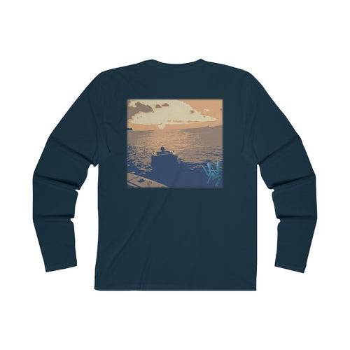 Wicked Marine Men's Dignhy Long Sleeve Crew Tee