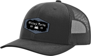 Wicked Marine - Jagged BI-RI Trucker Snap Back Hat