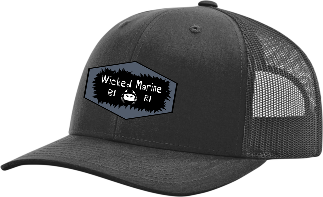 Wicked Marine - Jagged BI-RI Trucker Snap Back Hat