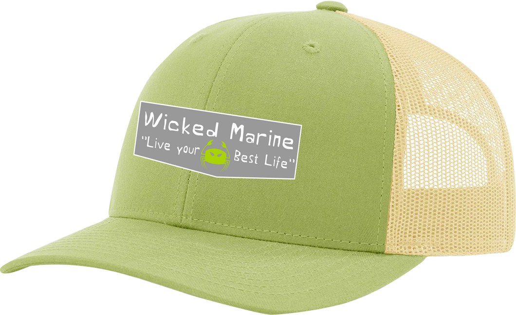 Wicked Marine - Best Life Trucker Snap Back Hat