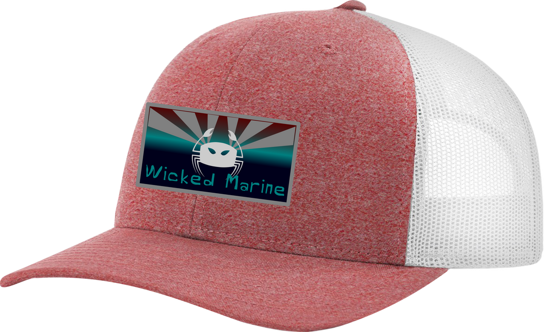 Wicked Marine - Sun Ray Trucker Snap Back Hat