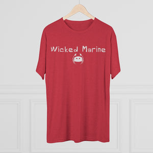 Wicked Marine Tri-Blend Crew Tee