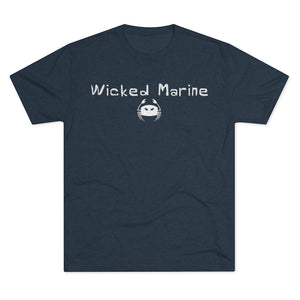 Wicked Marine Tri-Blend Crew Tee