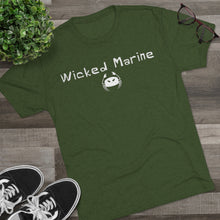 Load image into Gallery viewer, Wicked Marine Tri-Blend Crew Tee