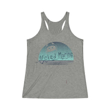 Load image into Gallery viewer, Wicked Marine Women&#39;s Tri-Blend Racerback Tank