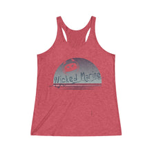 Load image into Gallery viewer, Wicked Marine Women&#39;s Tri-Blend Racerback Tank