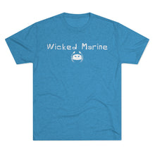 Load image into Gallery viewer, Wicked Marine Tri-Blend Crew Tee