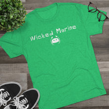 Load image into Gallery viewer, Wicked Marine Tri-Blend Crew Tee