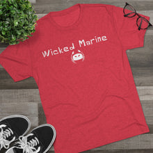 Load image into Gallery viewer, Wicked Marine Tri-Blend Crew Tee