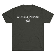 Load image into Gallery viewer, Wicked Marine Tri-Blend Crew Tee