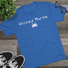 Load image into Gallery viewer, Wicked Marine Tri-Blend Crew Tee