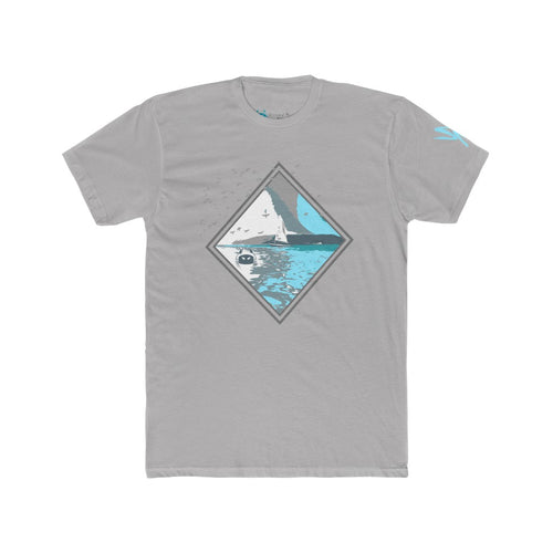 Wicked Marine Diamond Cove Cotton Crew Tee