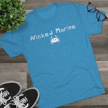 Load image into Gallery viewer, Wicked Marine Tri-Blend Crew Tee