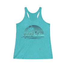 Load image into Gallery viewer, Wicked Marine Women&#39;s Tri-Blend Racerback Tank