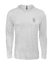 Load image into Gallery viewer, Wicked Marine Unisex Poly Blend Hoodie - Grey