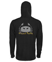 Load image into Gallery viewer, Wicked Marine Unisex Poly Blend Hoodie - Grey