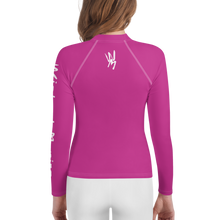 Load image into Gallery viewer, Wicked Marine Youth Sun &amp; Water Rash Guard - Pink