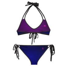 Load image into Gallery viewer, Wicked Marine Reversible Sports Bikini - Purple/Blue