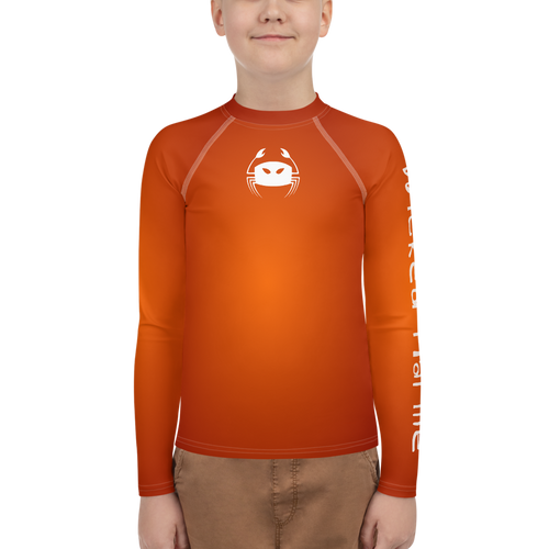 Wicked Marine Youth Sun & Water Rash Guard - Orange