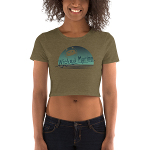 Wicked Marine Women’s Crop Tee