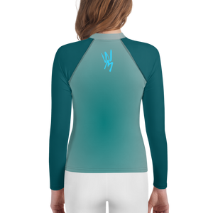 Wicked Marine Youth Sun & Water Rash Guard - Turquoise