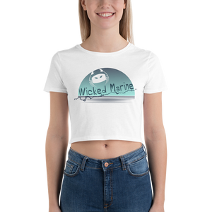 Wicked Marine Women’s Crop Tee