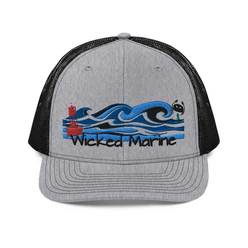 Wicked Marine Buoy Trucker Cap