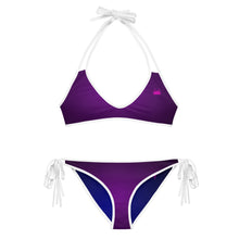 Load image into Gallery viewer, Wicked Marine Reversible Sports Bikini - Purple/Blue