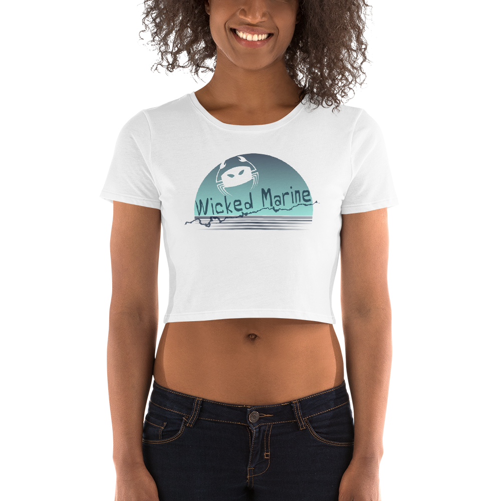 Wicked Marine Women’s Crop Tee